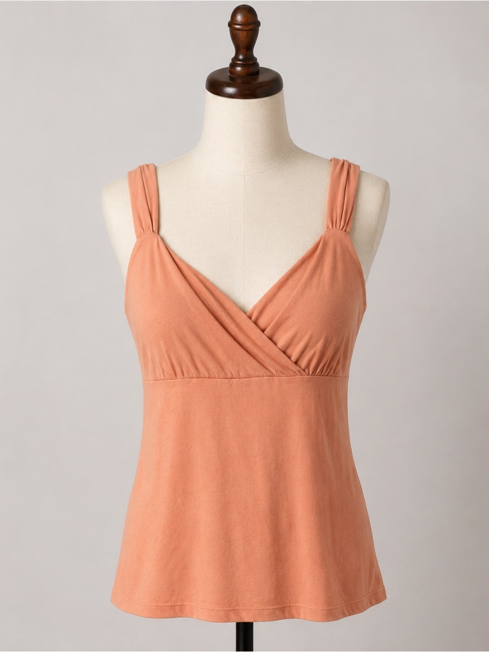 NWT Vintage Worthington 90s Y2K Babydoll Top Orange Deadstock Size 1X Top